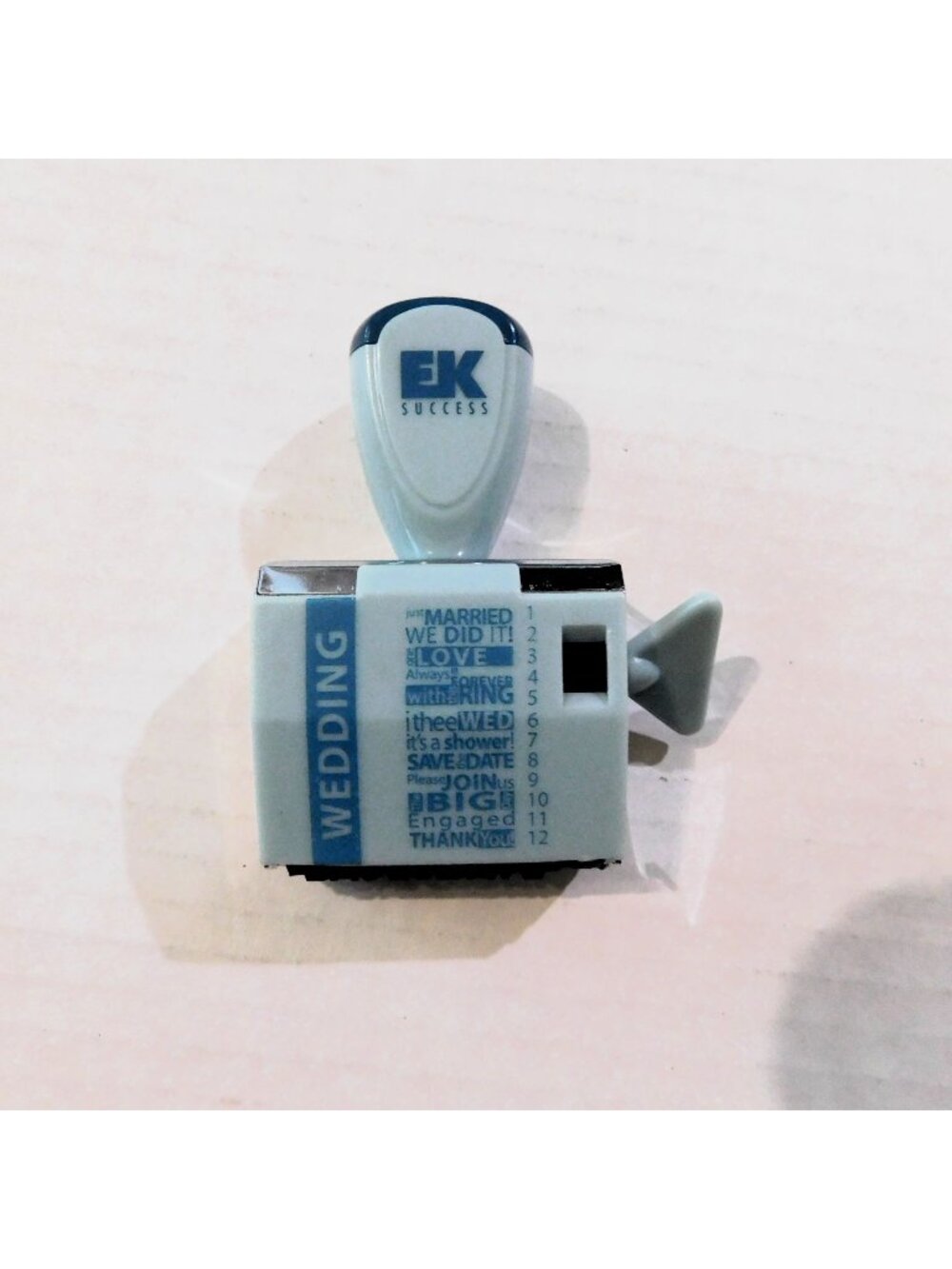 EK Success Multi Stamp Wedding Craft Tool Decorative Roller Phrases